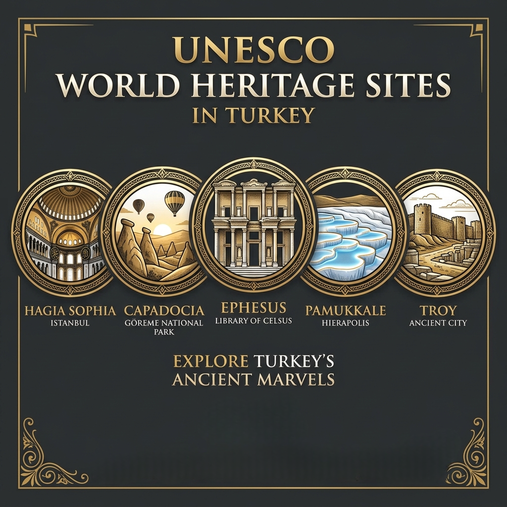 Unesco world heritage sites in turkey
