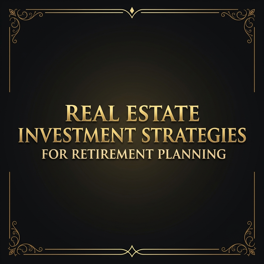Real estate investment strategies for retirement planning