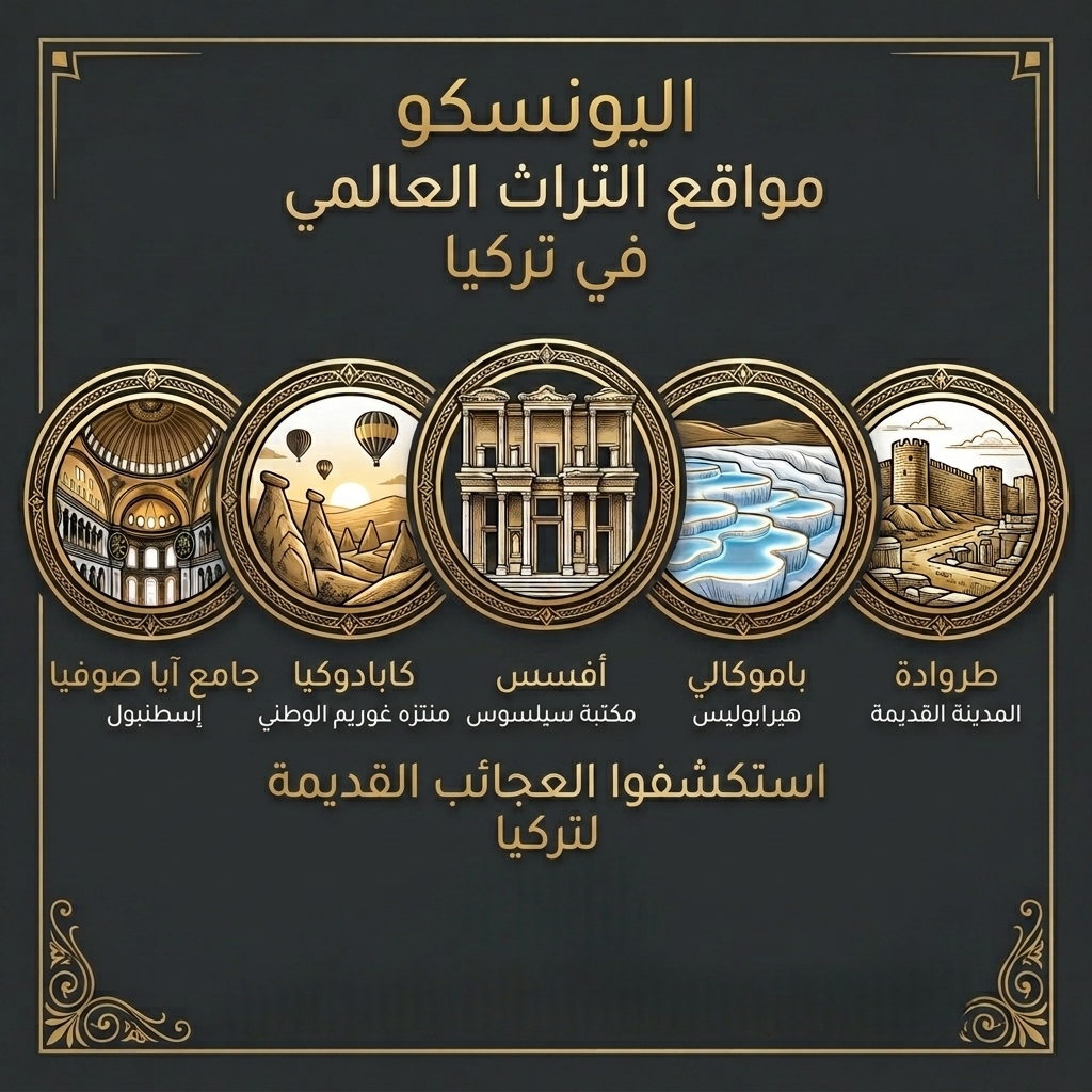 مواقع التراث العالمي لليونسكو في تركيا